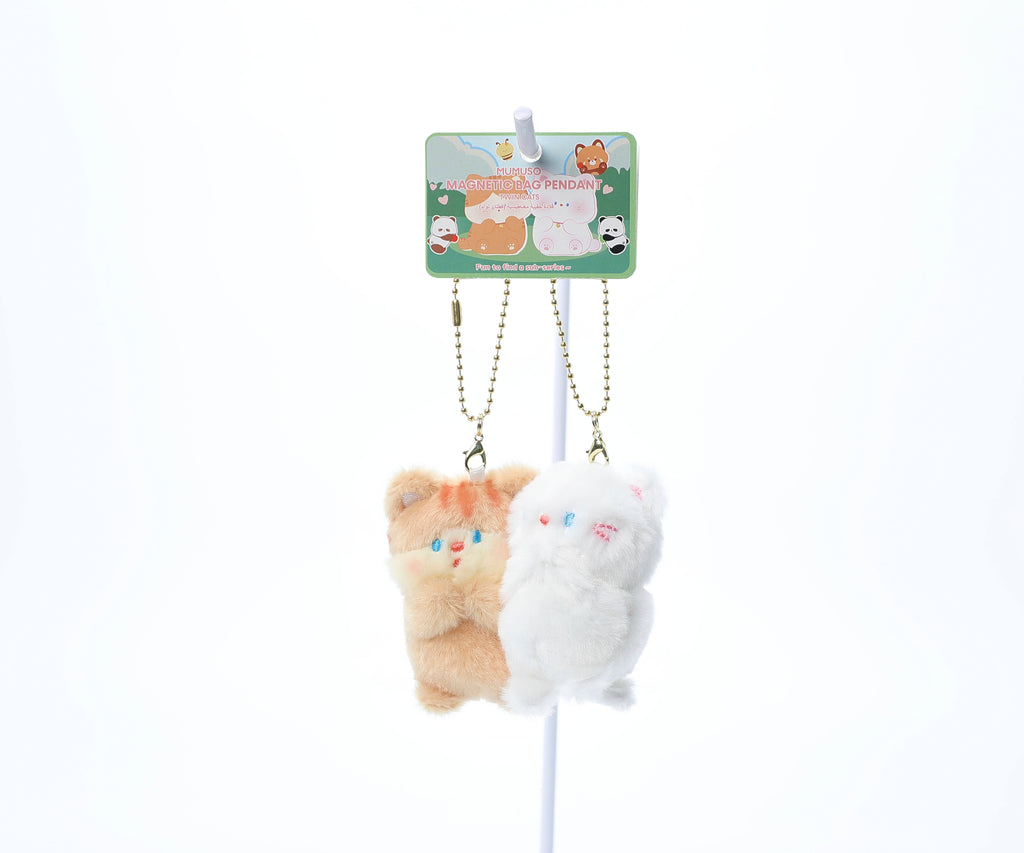 Magnetic Bag Pendant (Twin Cats)