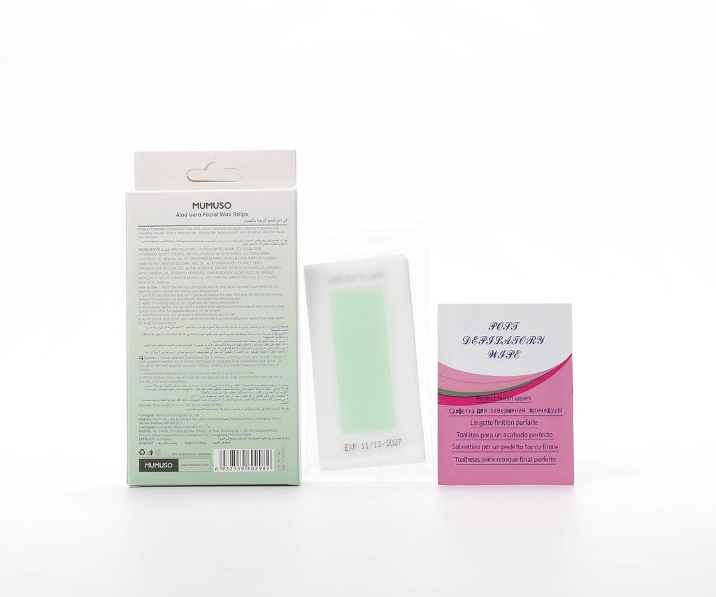 Aloe Vera Facial Wax Strips