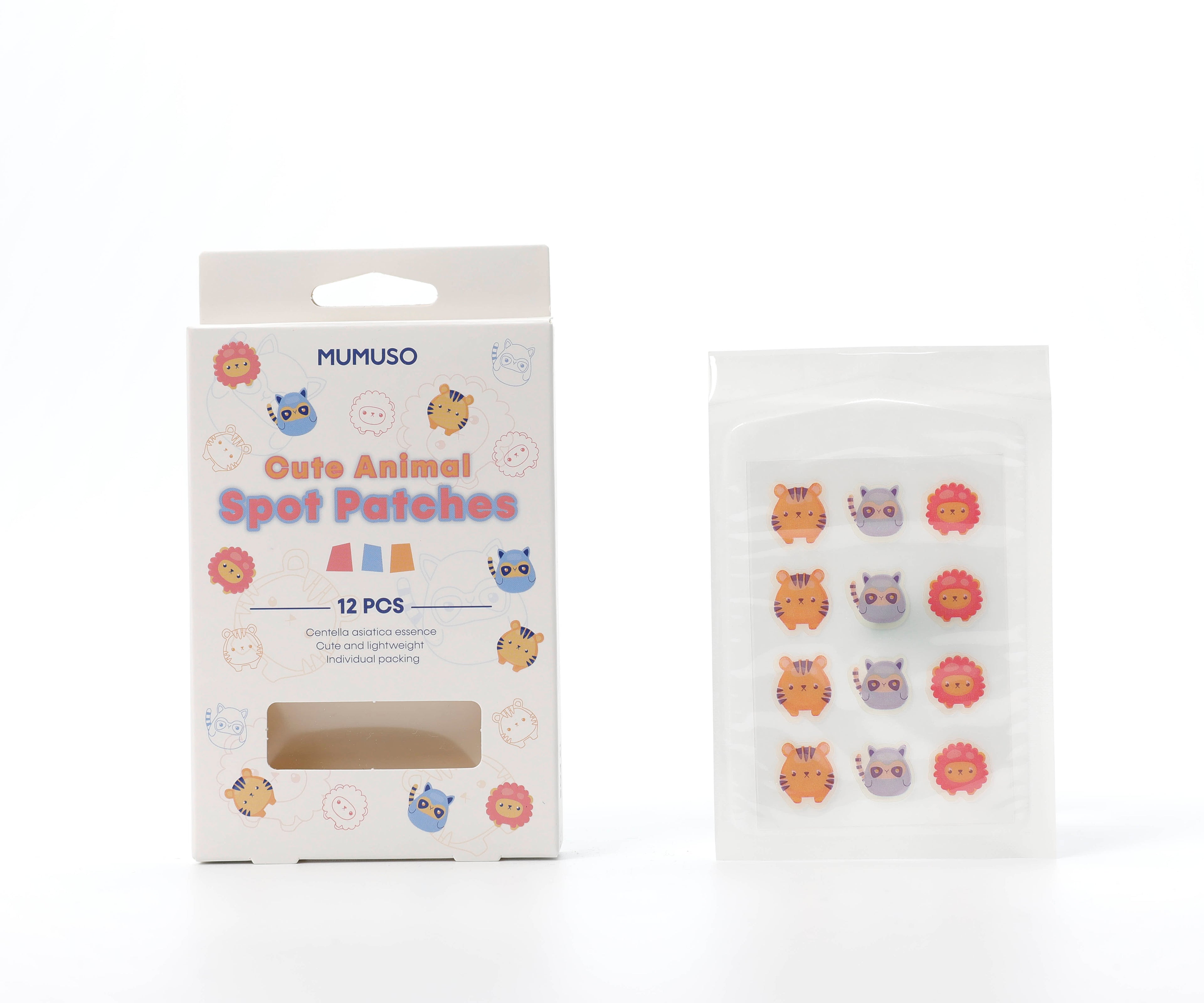 Cute Animal Spot Patches (12 Pcs)