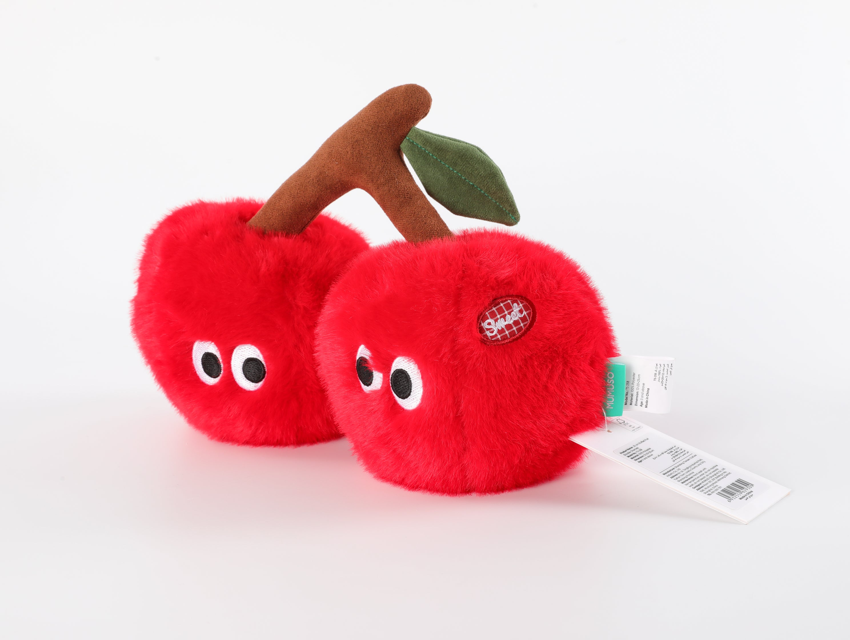 20 cm Stuffed Fruit (Double Cherries)