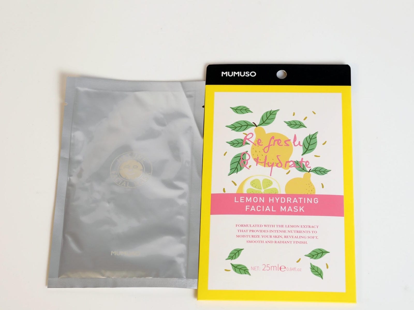 MUMUSO LEMON HYDRATING FACIAL MASK