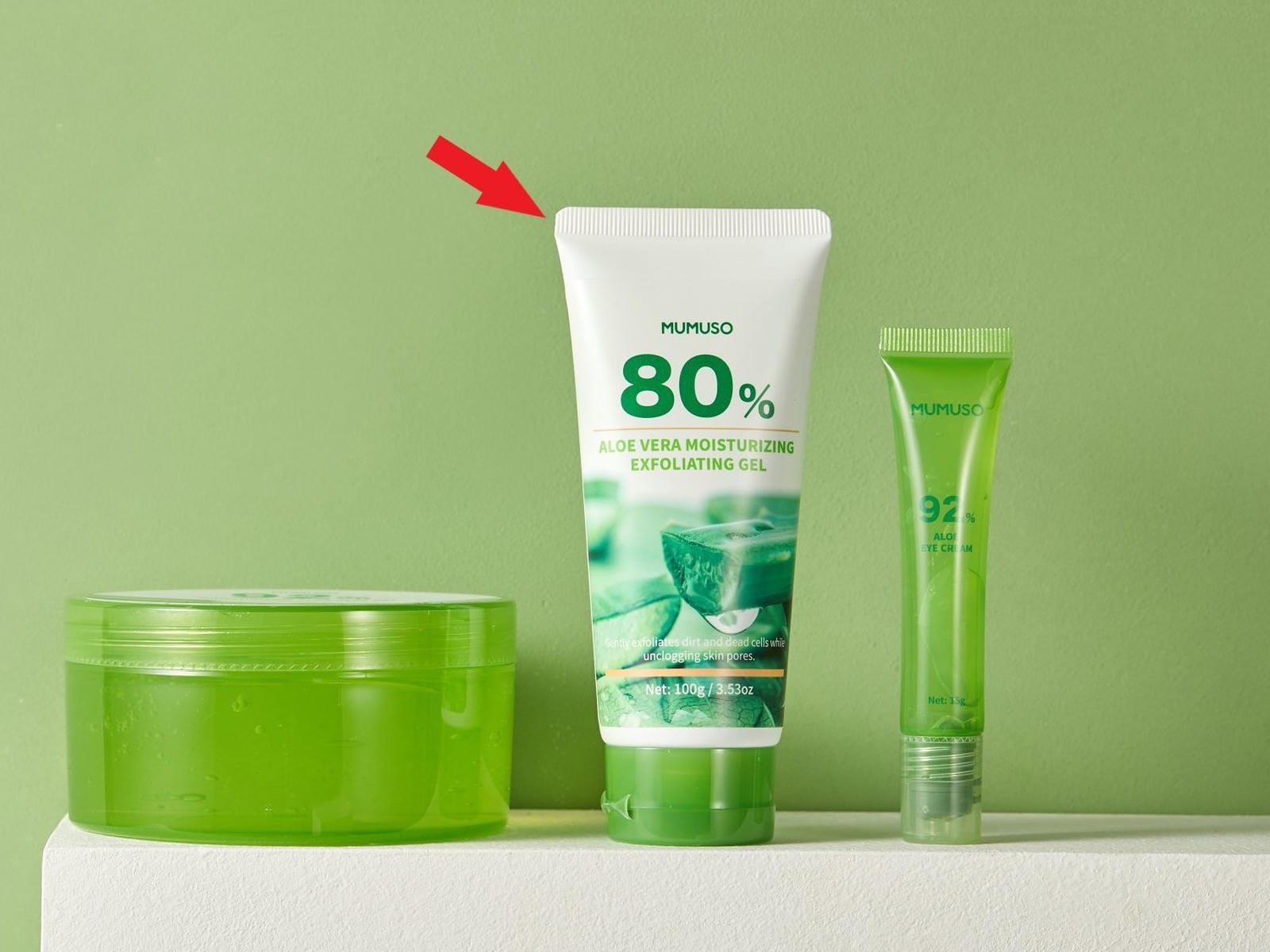 ALOE VERA MOISTURIZING EXFOLIATING GEL