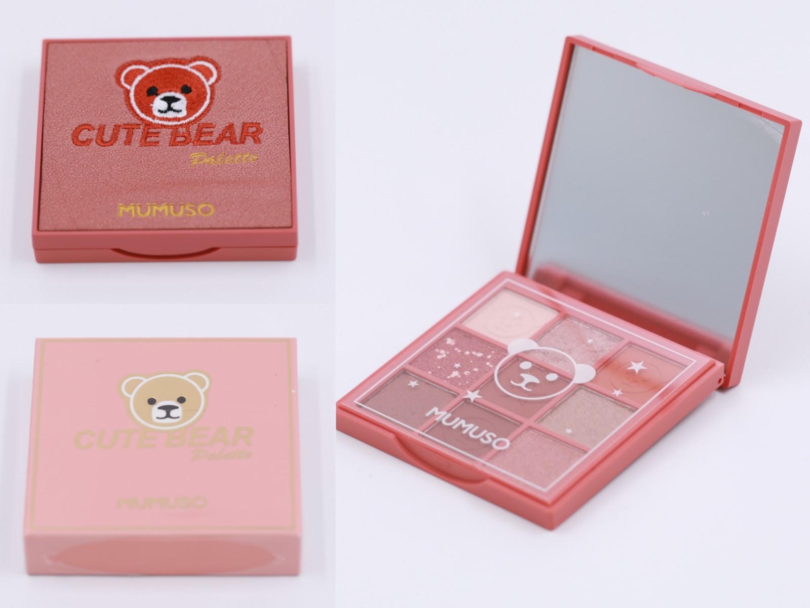 CUTE BEAR 9-COLOR EYESHADOW PALETTE-PINK