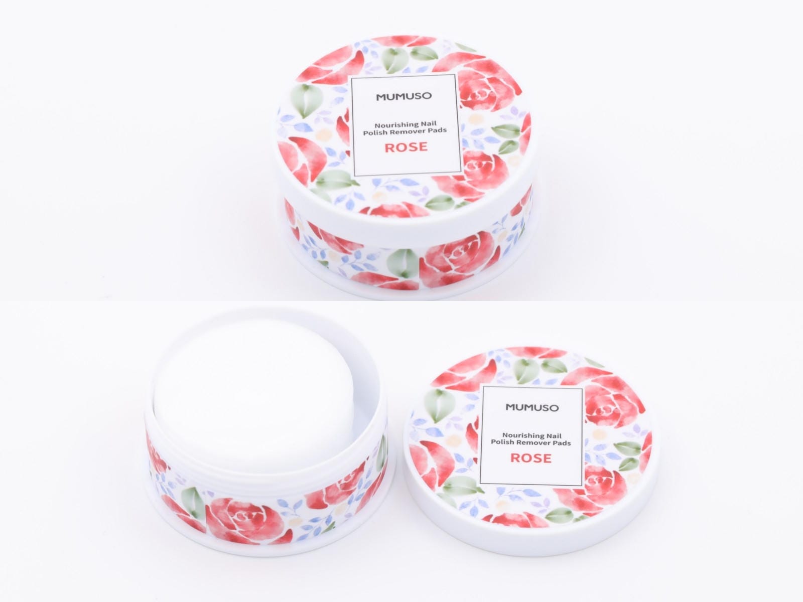 NOURISHING NAIL POLISH REMOVER PADS (ROSE)