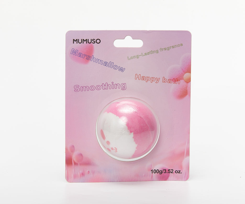 CUTE FACE BATH BOMB (MARSHMALLOW/100G)