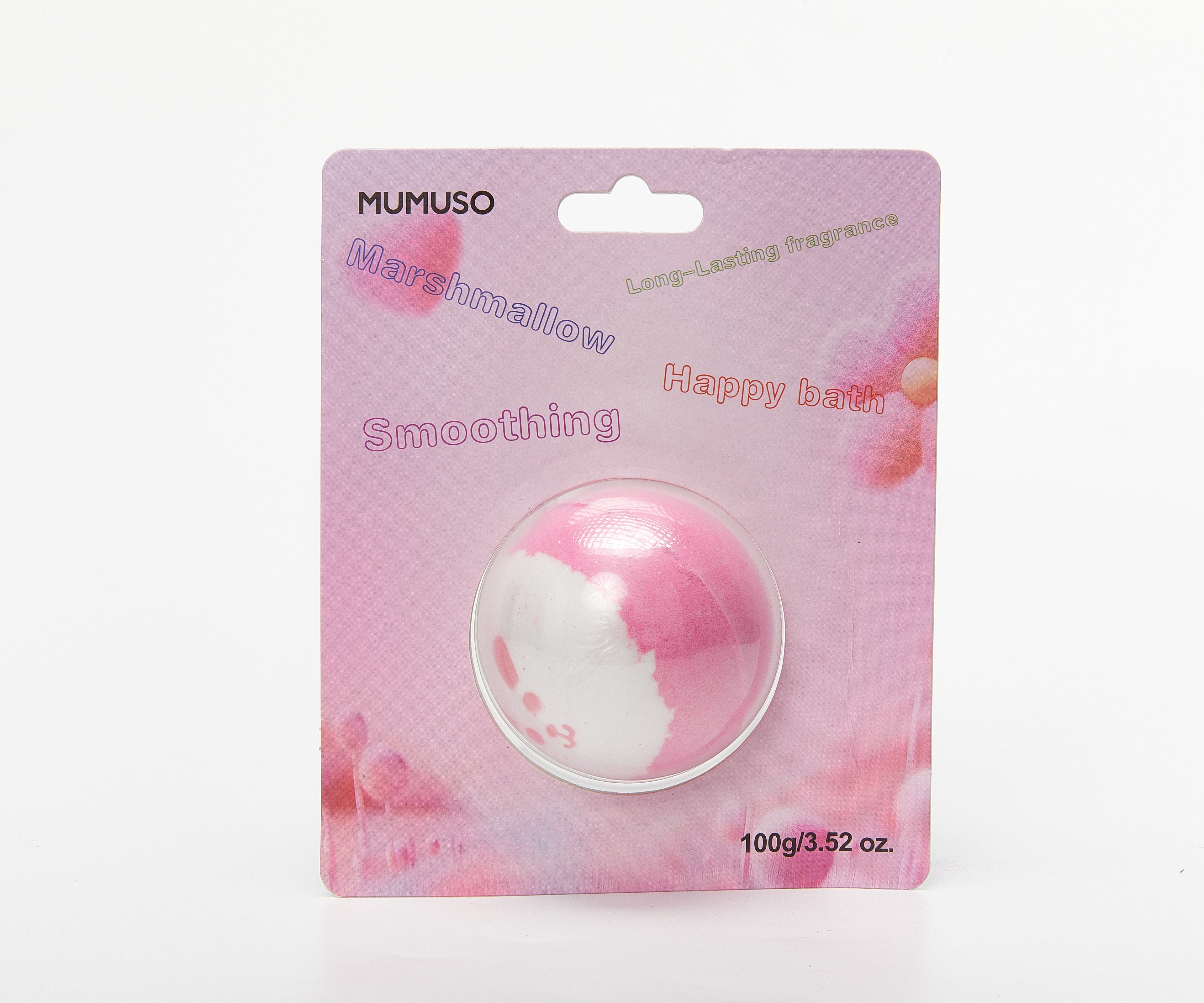 CUTE FACE BATH BOMB (MARSHMALLOW/100G)