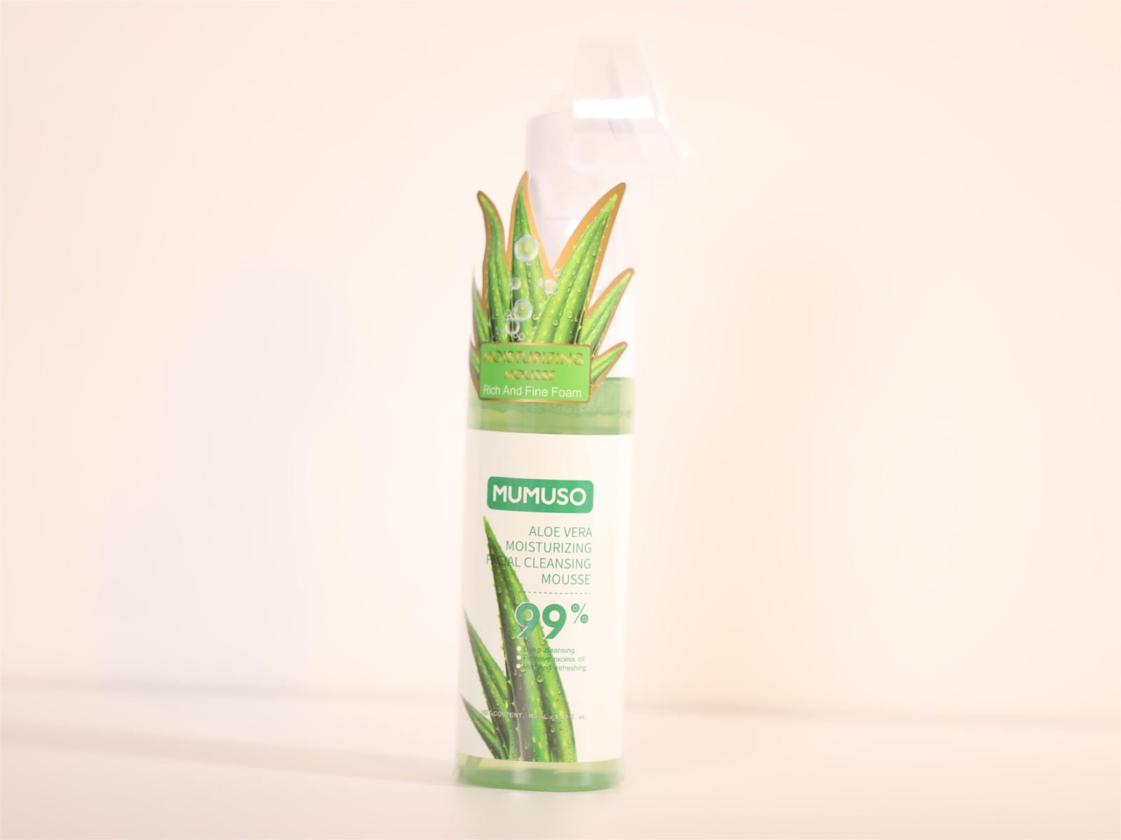 ALOE VERA MOISTURIZING FACIAL CLEANSING MOUSSE