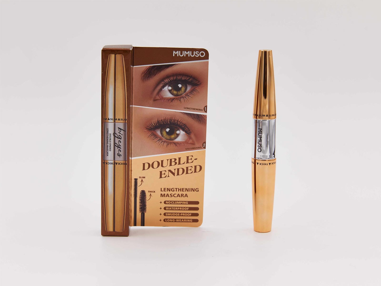 DOUBLE-ENDED LENGTHENING MASCARA (02 BROWN)