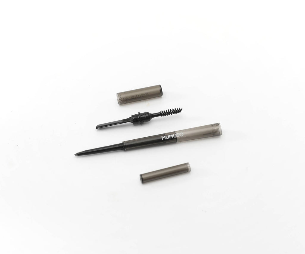 3-IN-1 EYEBROW PENCIL & RAZOR & BRUSH (GREYISH BLACK)