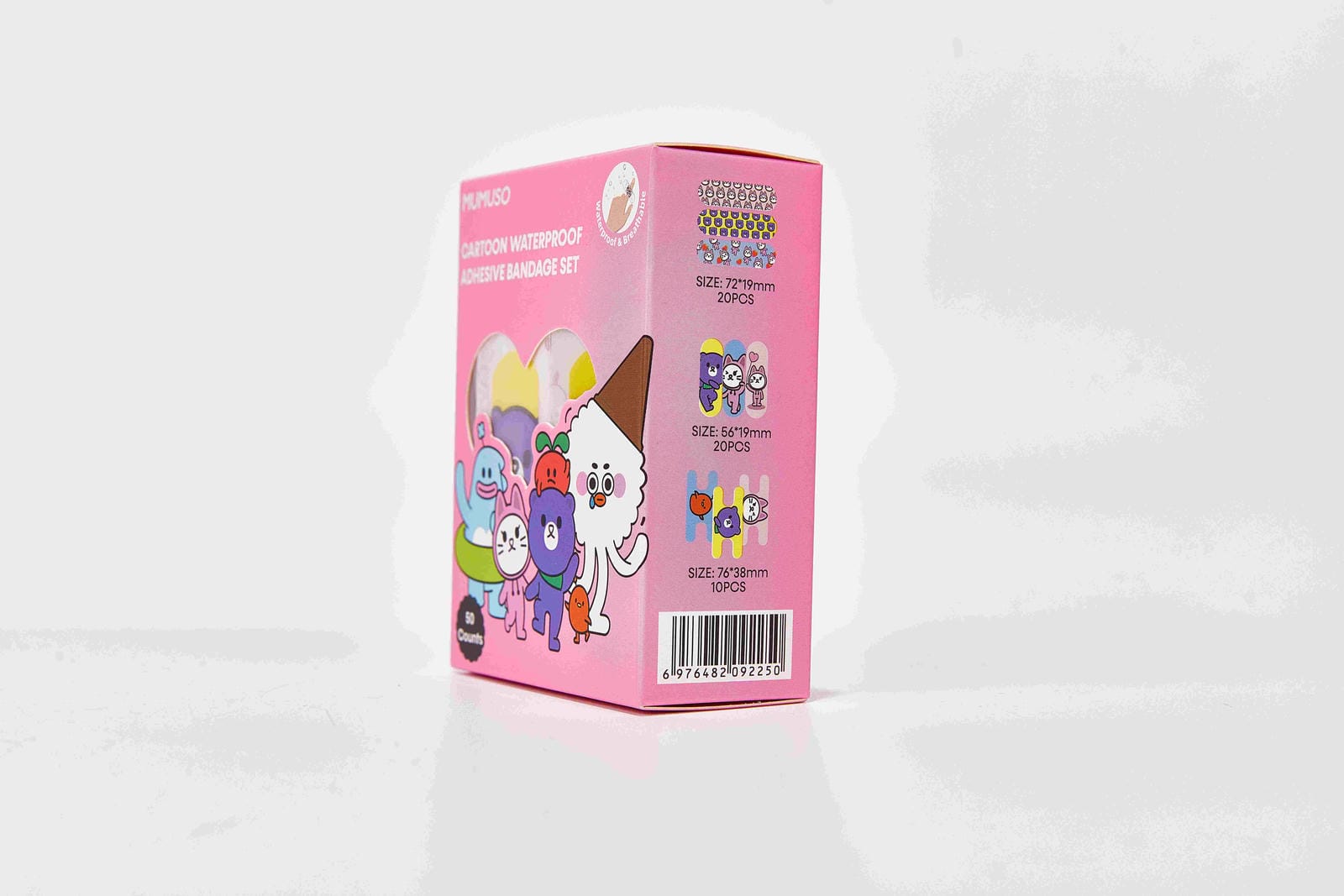 CARTOON WATERPROOF ADHESIVE BANDAGE SET