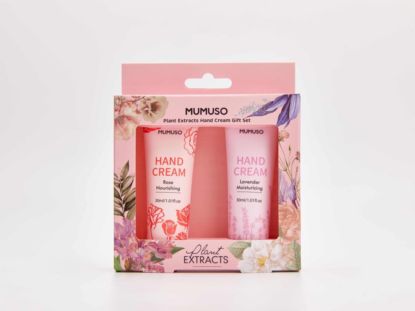 PLANT EXTRACTS HAND CREAM GIFT SET (LAVENDER + ROSE)