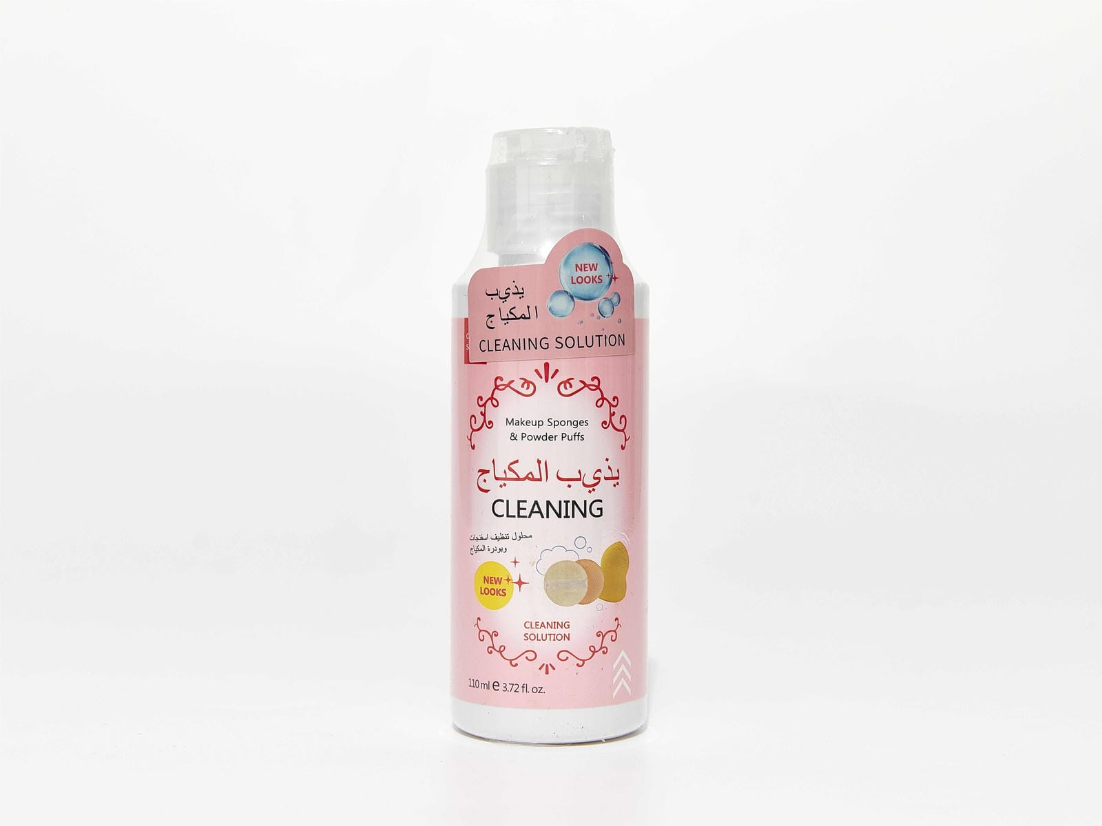 MAKEUP SPONGES AND POWDER PUFFS CLEANING SOLUTION