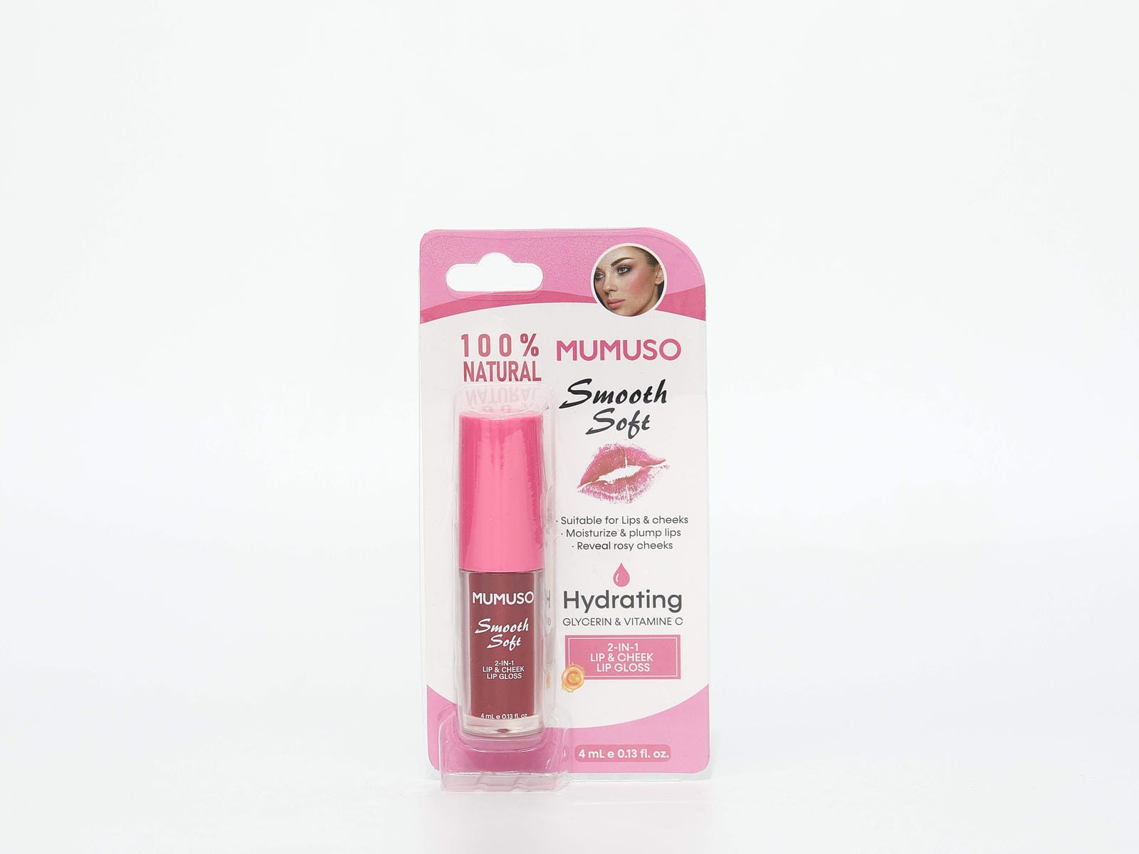 LIP & CHEEK LIP GLOSS (02 ROSE RED)