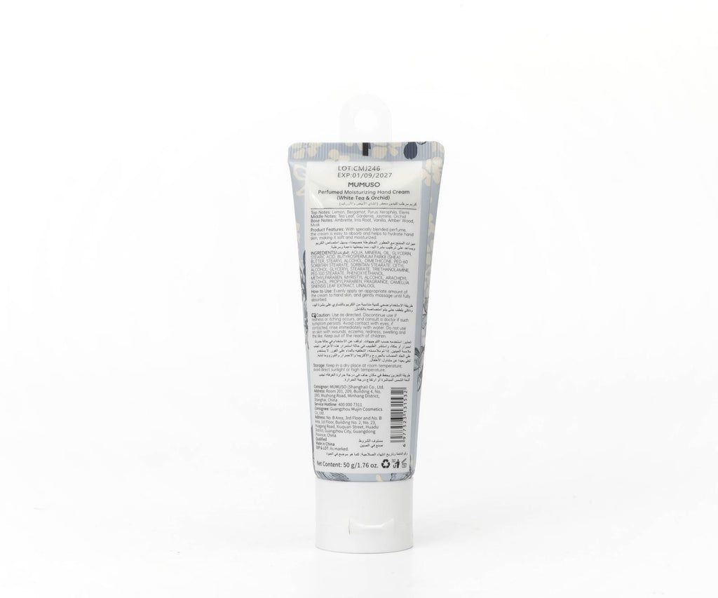 Perfumed Moisturizing Hand Cream (White Tea & Orchid)