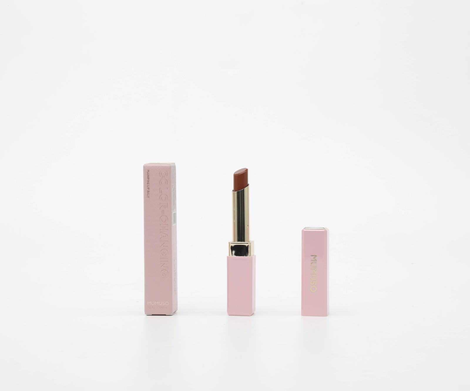 Color-Changing Plumping Lip Balm (02 Nude Brown)