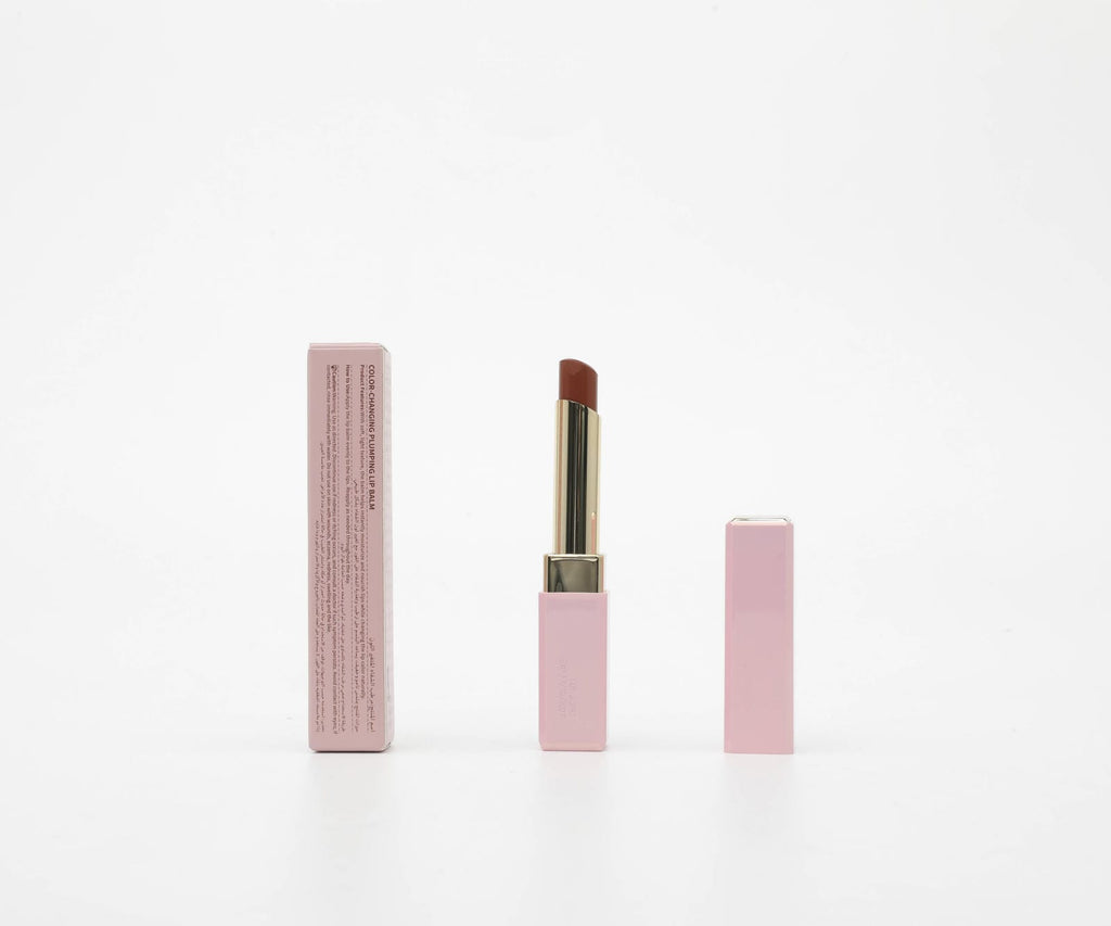 Color-Changing Plumping Lip Balm (02 Nude Brown)