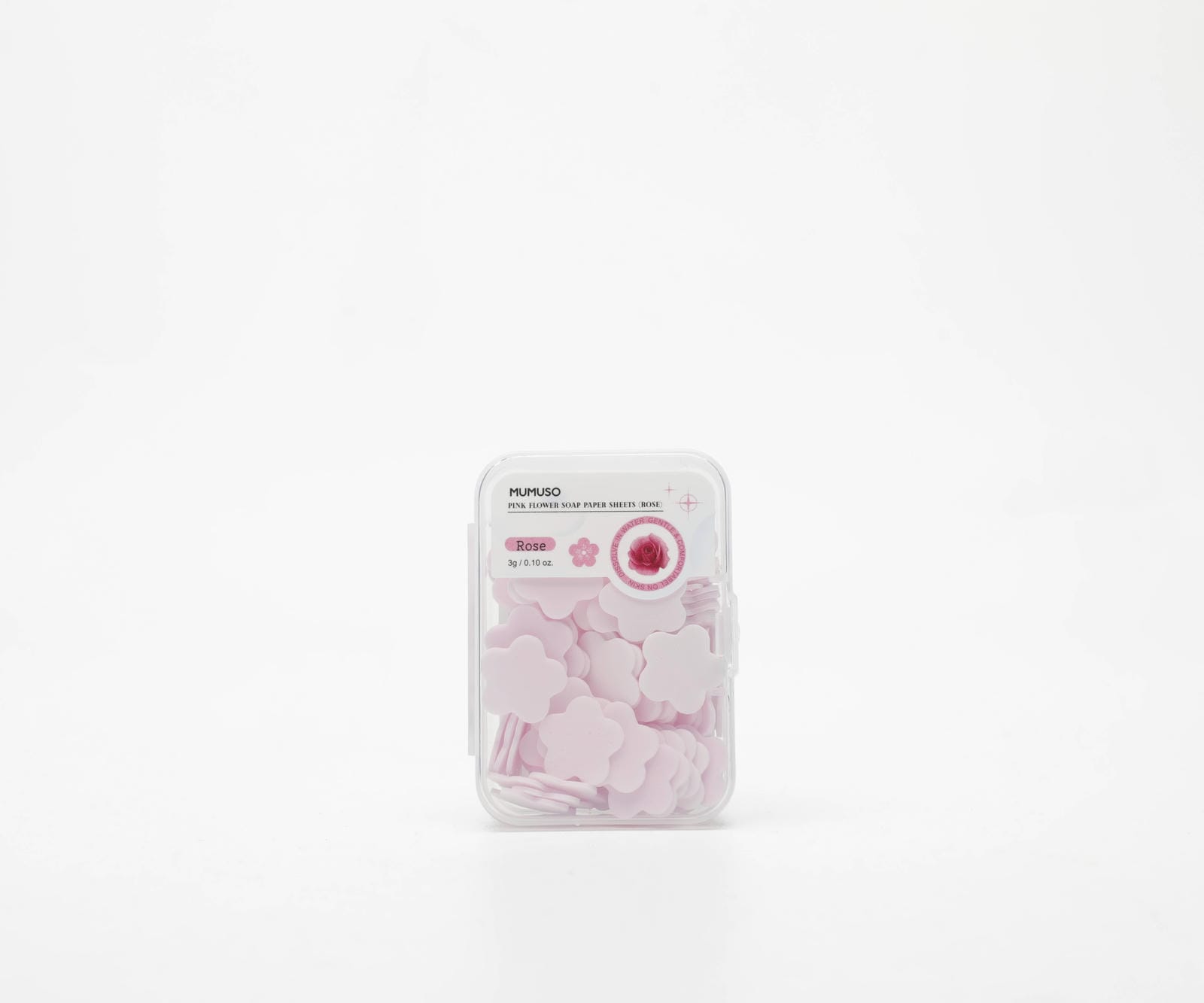 Pink Flower Soap Paper Sheets (Rose)